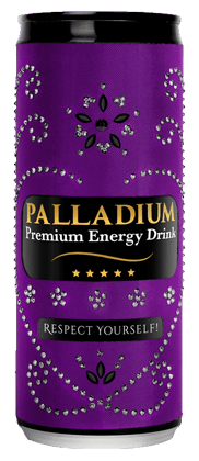 heart design luxury energy drink