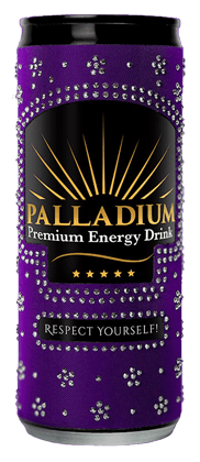 snowy design luxury energy drink